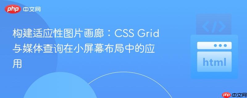 构建适应性图片画廊：CSS Grid与媒体查询在小屏幕布局中的应用