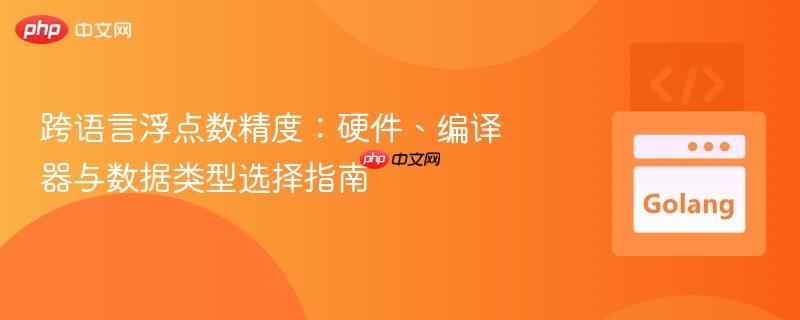 跨语言浮点数精度：硬件、编译器与数据类型选择指南