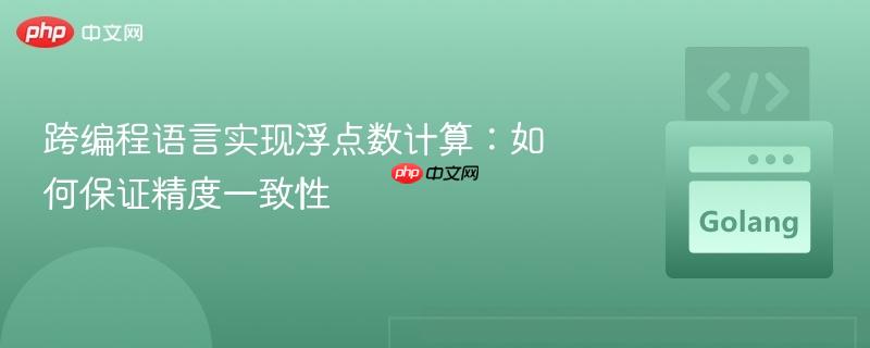 跨编程语言实现浮点数计算：如何保证精度一致性