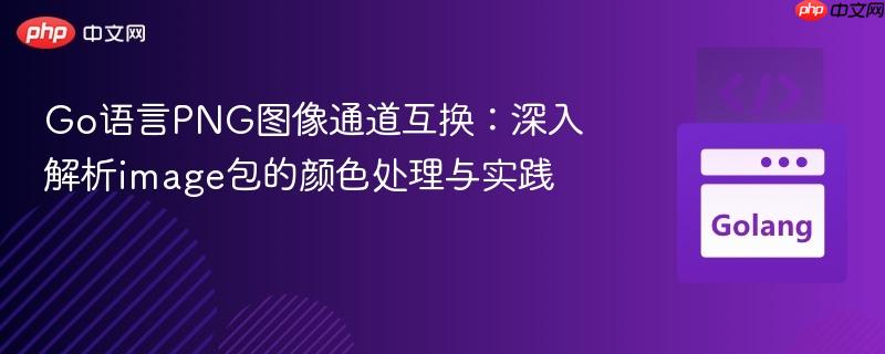 Go语言PNG图像通道互换：深入解析image包的颜色处理与实践