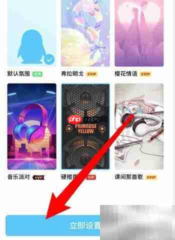 QQ一起听歌氛围设置技巧