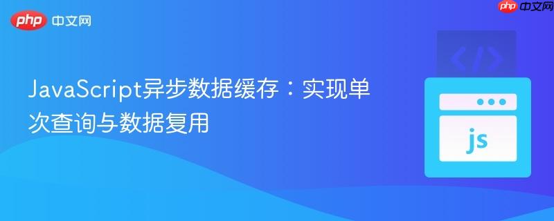 JavaScript异步数据缓存：实现单次查询与数据复用