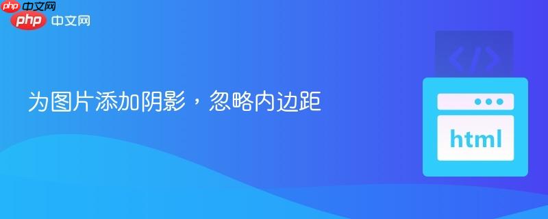 为图片添加阴影，忽略内边距