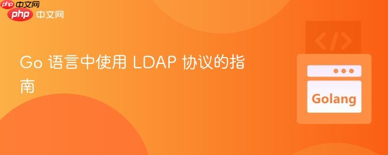 go 语言中使用 ldap 协议的指南