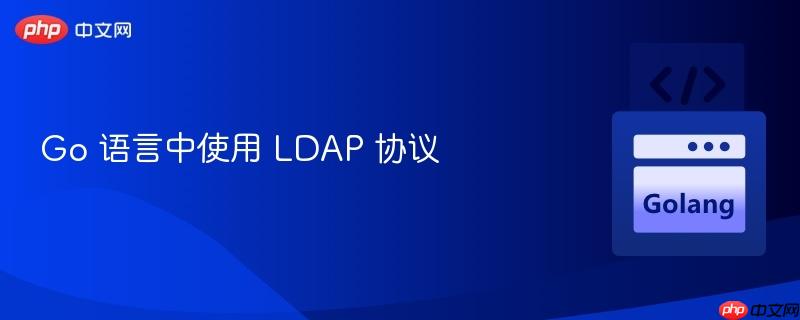 Go 语言中使用 LDAP 协议