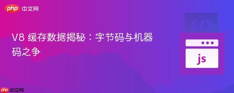 V8 缓存数据揭秘：字节码与机器码之争