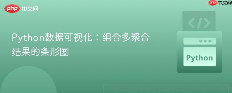 python数据可视化：组合多聚合结果的条形图