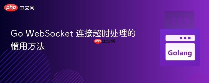 Go WebSocket 连接超时处理的惯用方法