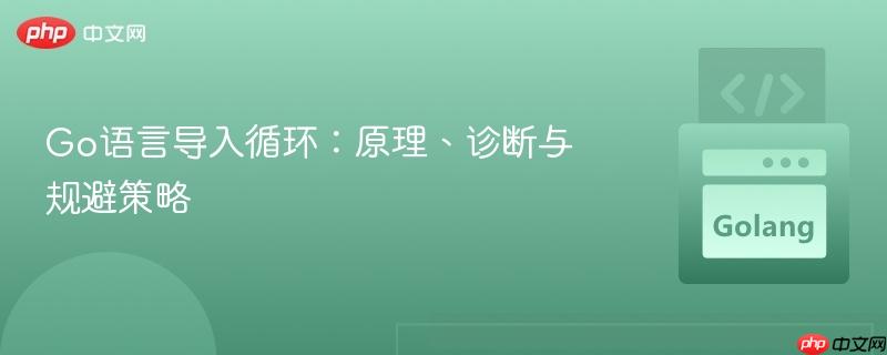 Go语言导入循环：原理、诊断与规避策略