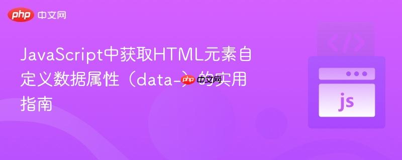 JavaScript中获取HTML元素自定义数据属性（data-）的实用指南