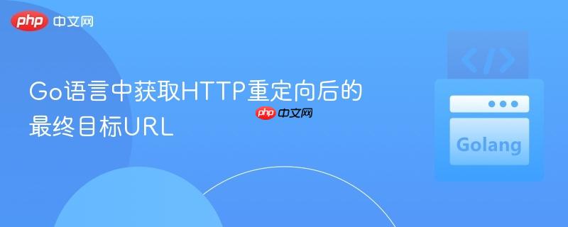 Go语言中获取HTTP重定向后的最终目标URL