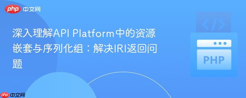 深入理解API Platform中的资源嵌套与序列化组：解决IRI返回问题