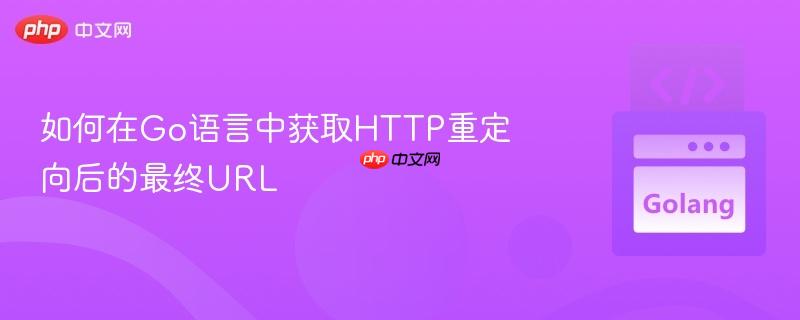 如何在Go语言中获取HTTP重定向后的最终URL