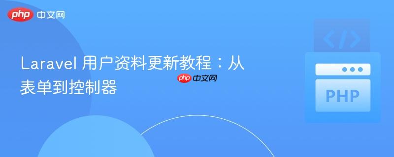 laravel 用户资料更新教程：从表单到控制器