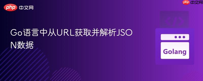 Go语言中从URL获取并解析JSON数据