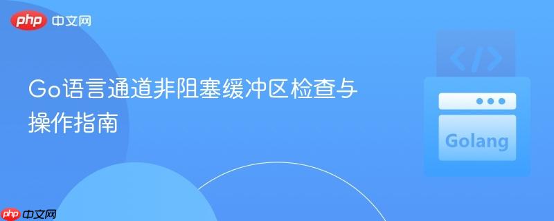 Go语言通道非阻塞缓冲区检查与操作指南