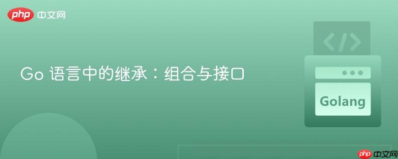 Go 语言中的继承：组合与接口