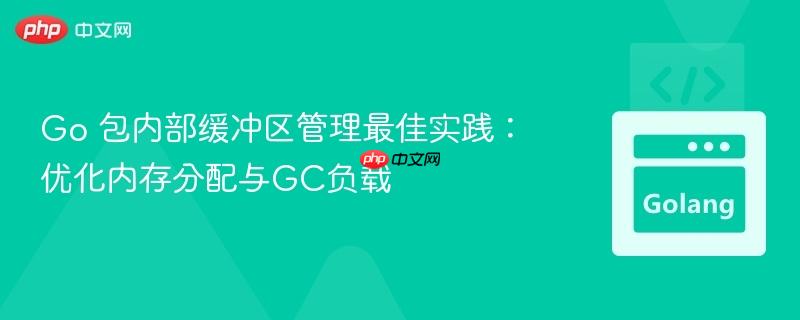 Go 包内部缓冲区管理最佳实践：优化内存分配与GC负载
