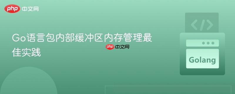 Go语言包内部缓冲区内存管理最佳实践