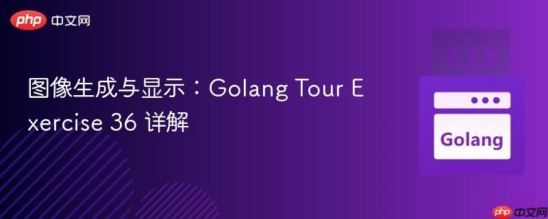 图像生成与显示：Golang Tour Exercise 36 详解