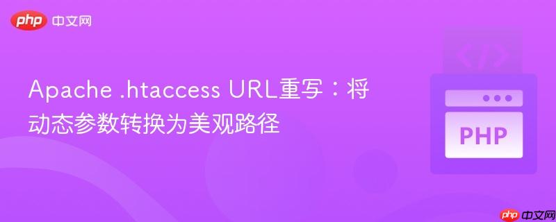 Apache .htaccess URL重写：将动态参数转换为美观路径