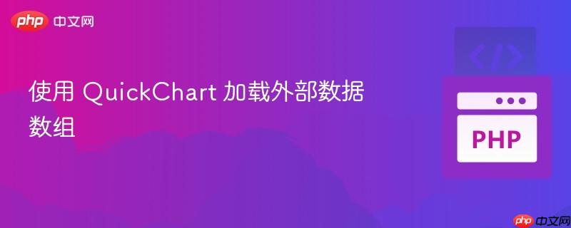 使用 QuickChart 加载外部数据数组