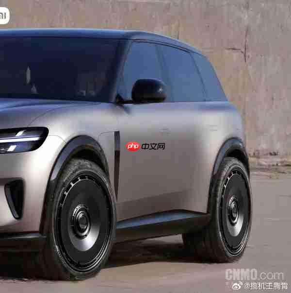 小米YU9新车渲染图曝光：悬浮式车顶设计+贯穿式尾灯