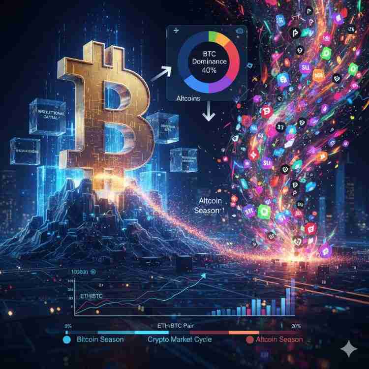 本轮山寨币与比特币表现对比:一文识别加密货币市场的资本轮动