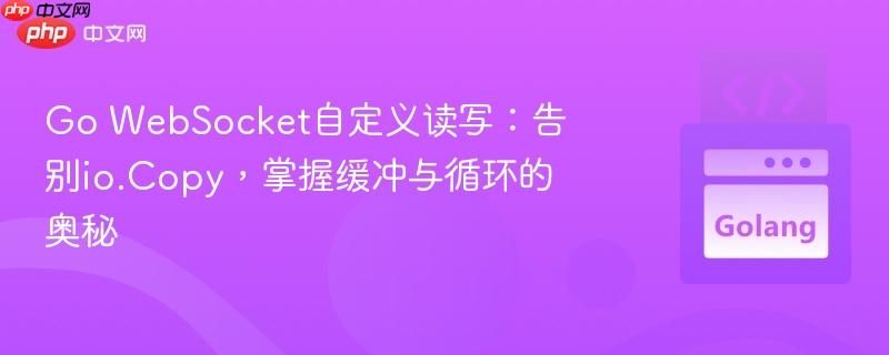 Go WebSocket自定义读写：告别io.Copy，掌握缓冲与循环的奥秘
