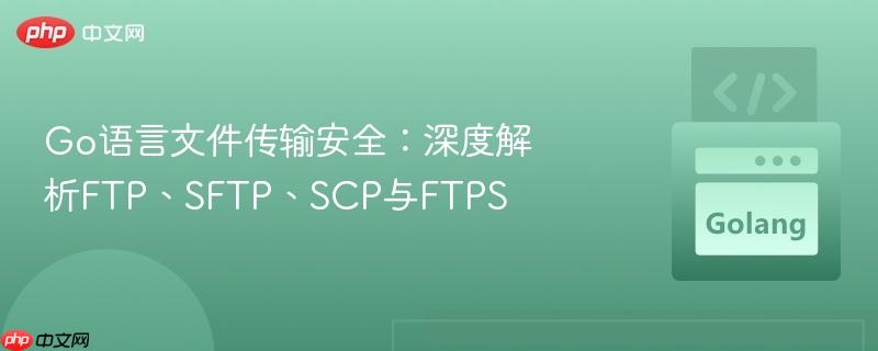 Go语言文件传输安全：深度解析FTP、SFTP、SCP与FTPS