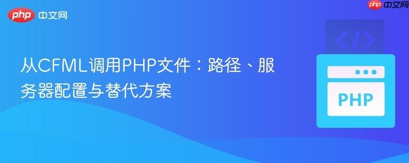 从CFML调用PHP文件：路径、服务器配置与替代方案