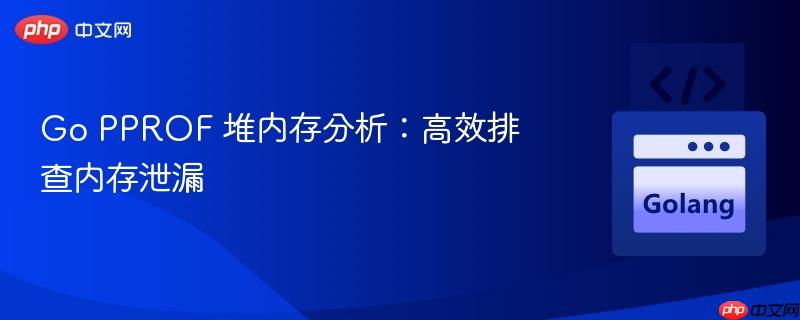 Go PPROF 堆内存分析：高效排查内存泄漏