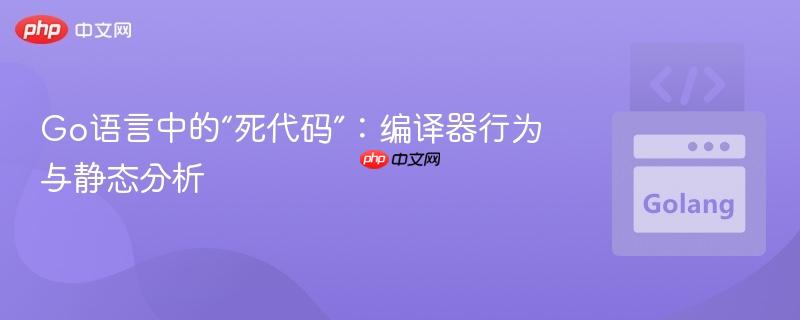 Go语言中的“死代码”：编译器行为与静态分析