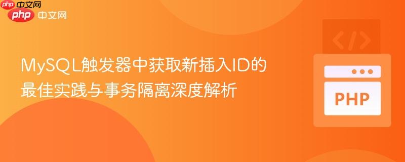 MySQL触发器中获取新插入ID的最佳实践与事务隔离深度解析