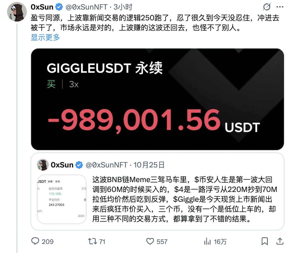 GIGGLE惊现过山车行情，BSC生态闪崩是谁的责任？