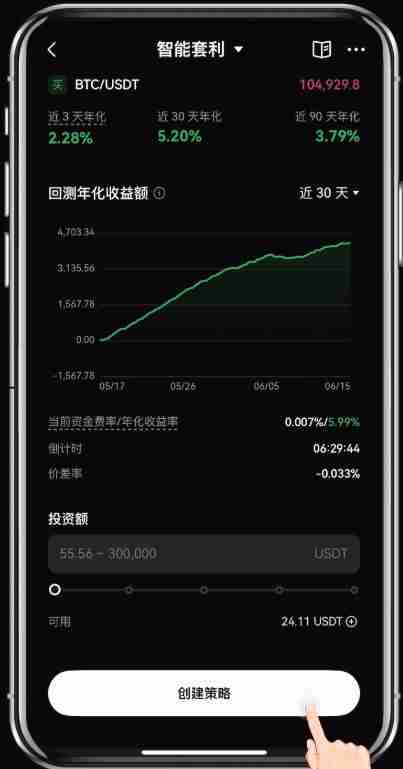 OKX智能套利图解教学：利用资金费率创造低风险收益！