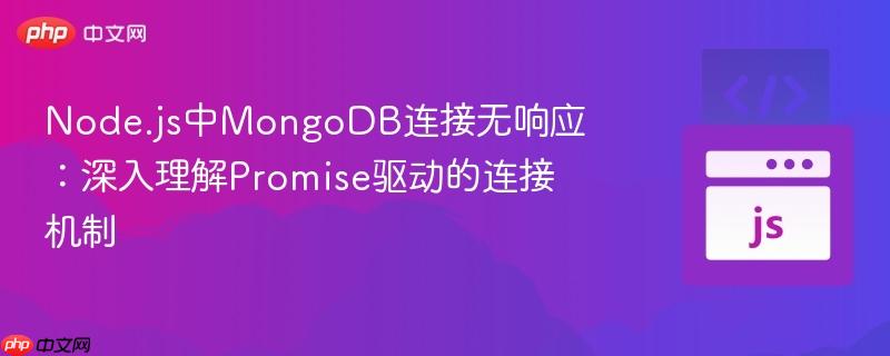 Node.js中MongoDB连接无响应：深入理解Promise驱动的连接机制