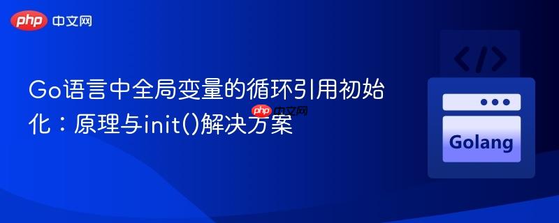 Go语言中全局变量的循环引用初始化：原理与init()解决方案