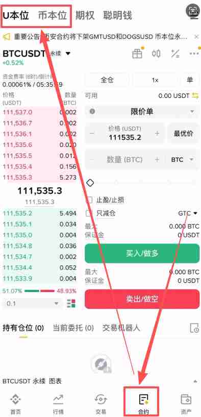 如何在币安做多/做空以太坊ETH？以太币合约怎么做？