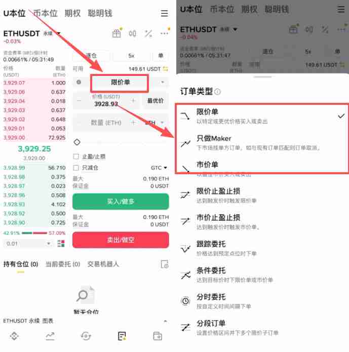 如何在币安做多/做空以太坊ETH？以太币合约怎么做？