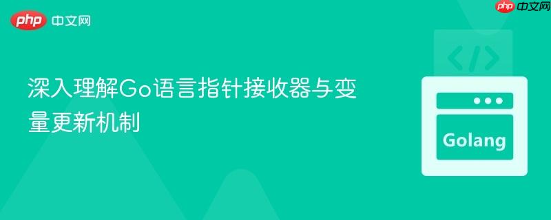 深入理解Go语言指针接收器与变量更新机制