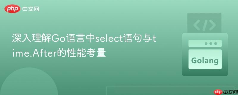 深入理解Go语言中select语句与time.After的性能考量