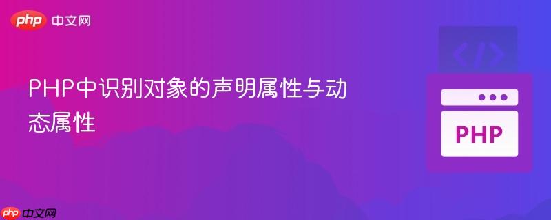 php中识别对象的声明属性与动态属性