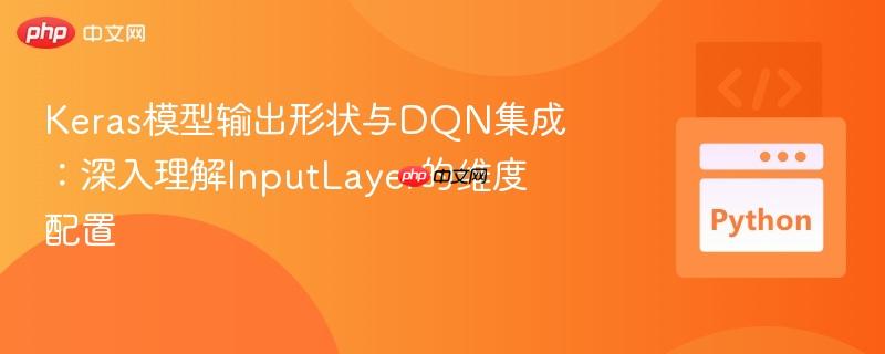 Keras模型输出形状与DQN集成：深入理解InputLayer的维度配置