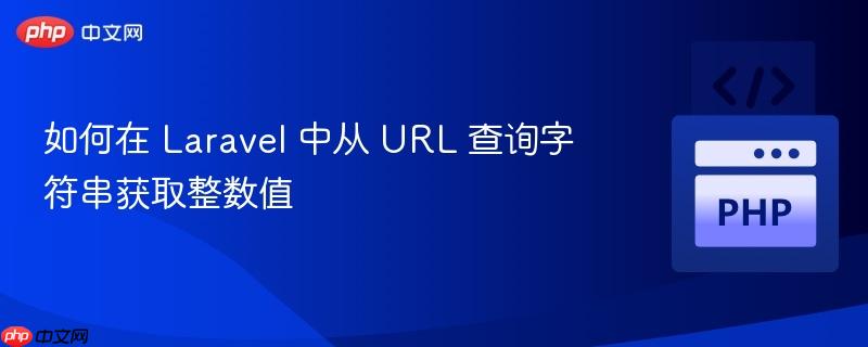 如何在 Laravel 中从 URL 查询字符串获取整数值