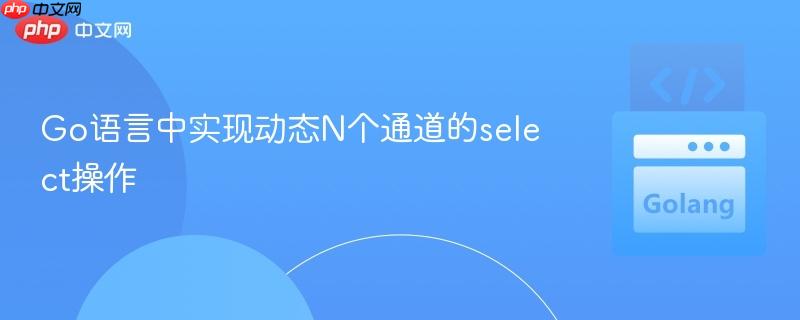 Go语言中实现动态N个通道的select操作