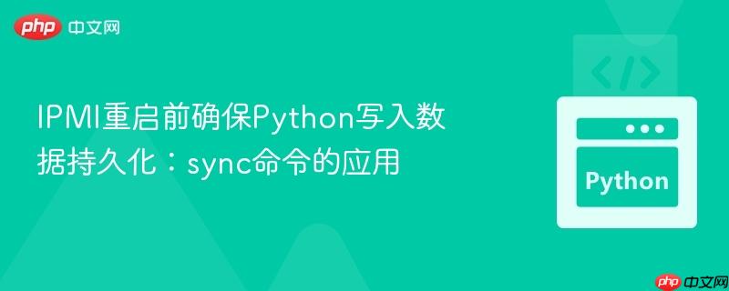 IPMI重启前确保Python写入数据持久化：sync命令的应用