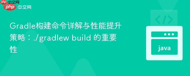 Gradle构建命令详解与性能提升策略：./gradlew build 的重要性