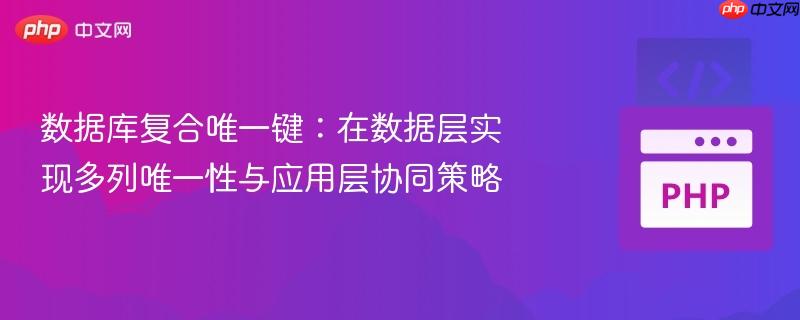 数据库复合唯一键：在数据层实现多列唯一性与应用层协同策略