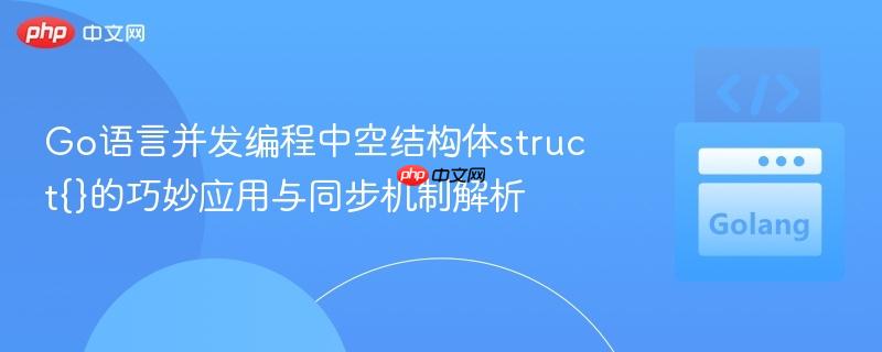 Go语言并发编程中空结构体struct{}的巧妙应用与同步机制解析